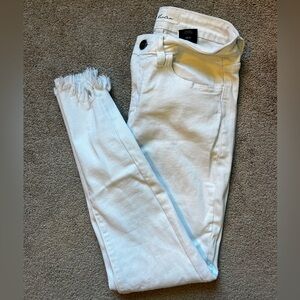 White Kancan skinny jean